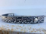 Embossed - Black, Whites & Green