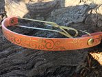 Embossed - Brown, Red & Orange